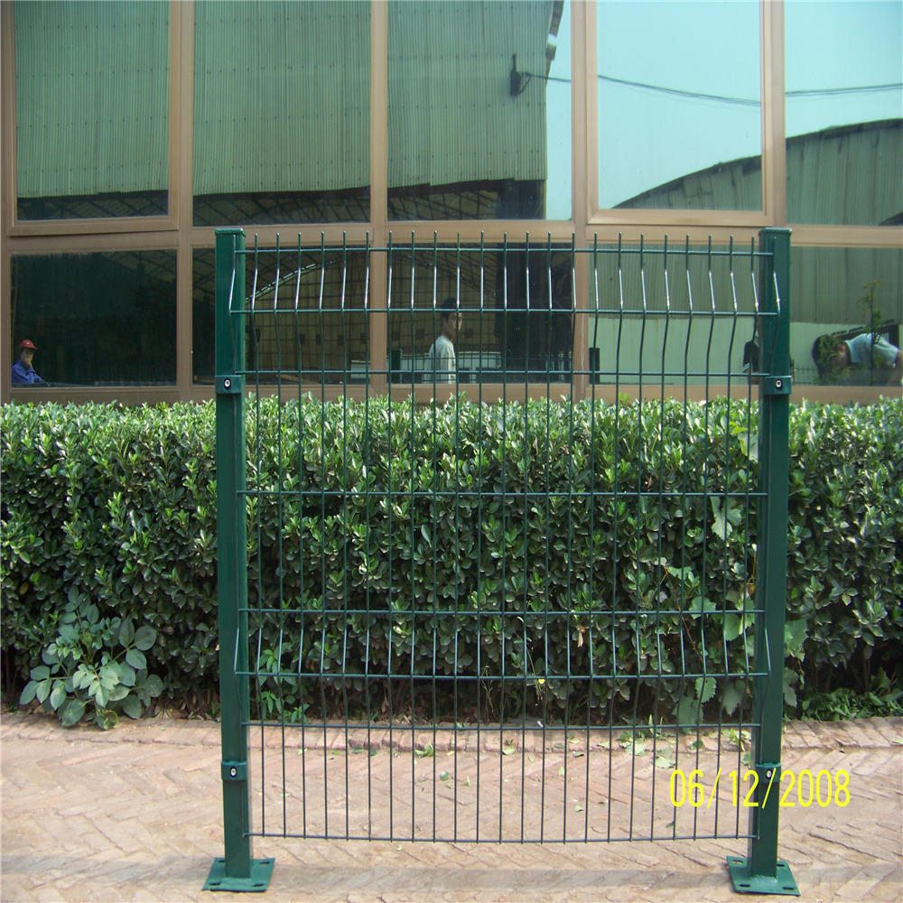 3d Curved Welded 1.23m Height Wire Mesh Garden Fence For Panel