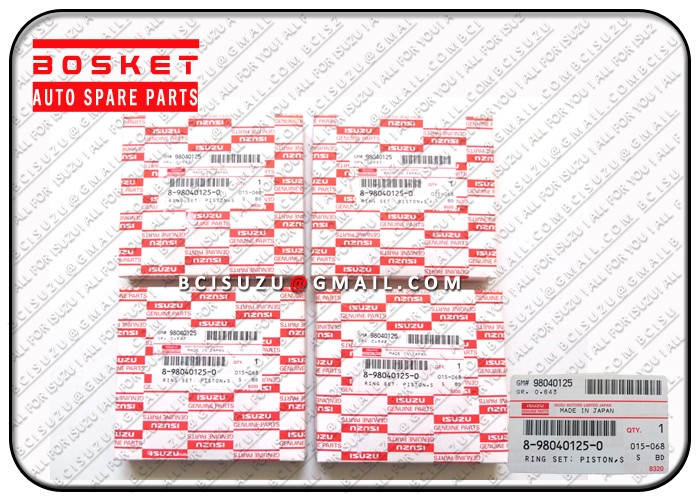 8-97603423-1 Isuzu Liner Set Piston Ring For XY 4HK1 8976034231