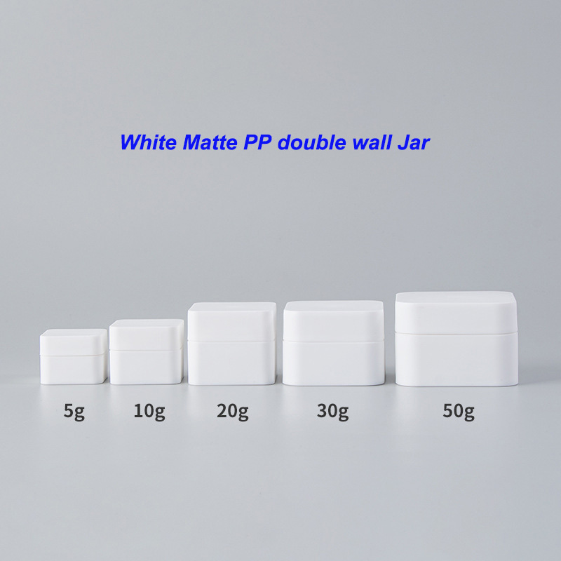 OEM/ODM Acceptable 1oz 2oz 5g 10g 20g 30ml 50ml Gold Lid Empty Plastic PP Nail Gel Jar for Screen Printing