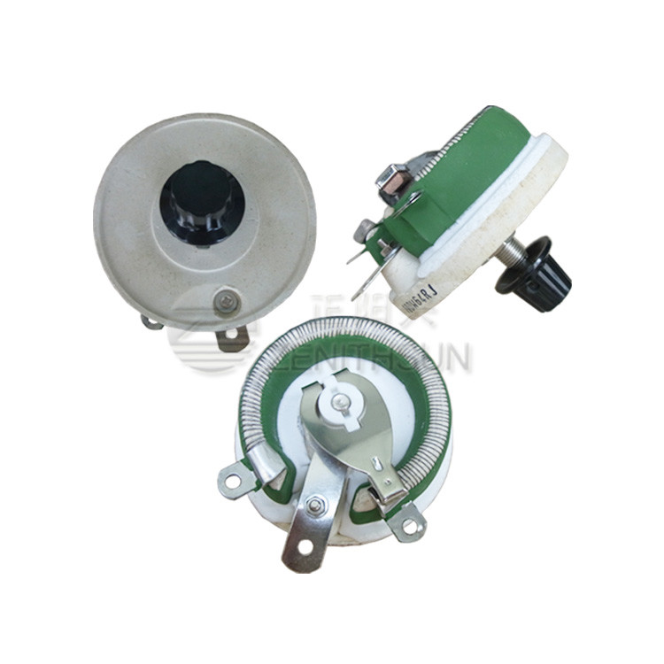 100Watt Ceramic Tray Wire Wound Rheostat Variable Power Painted Coating