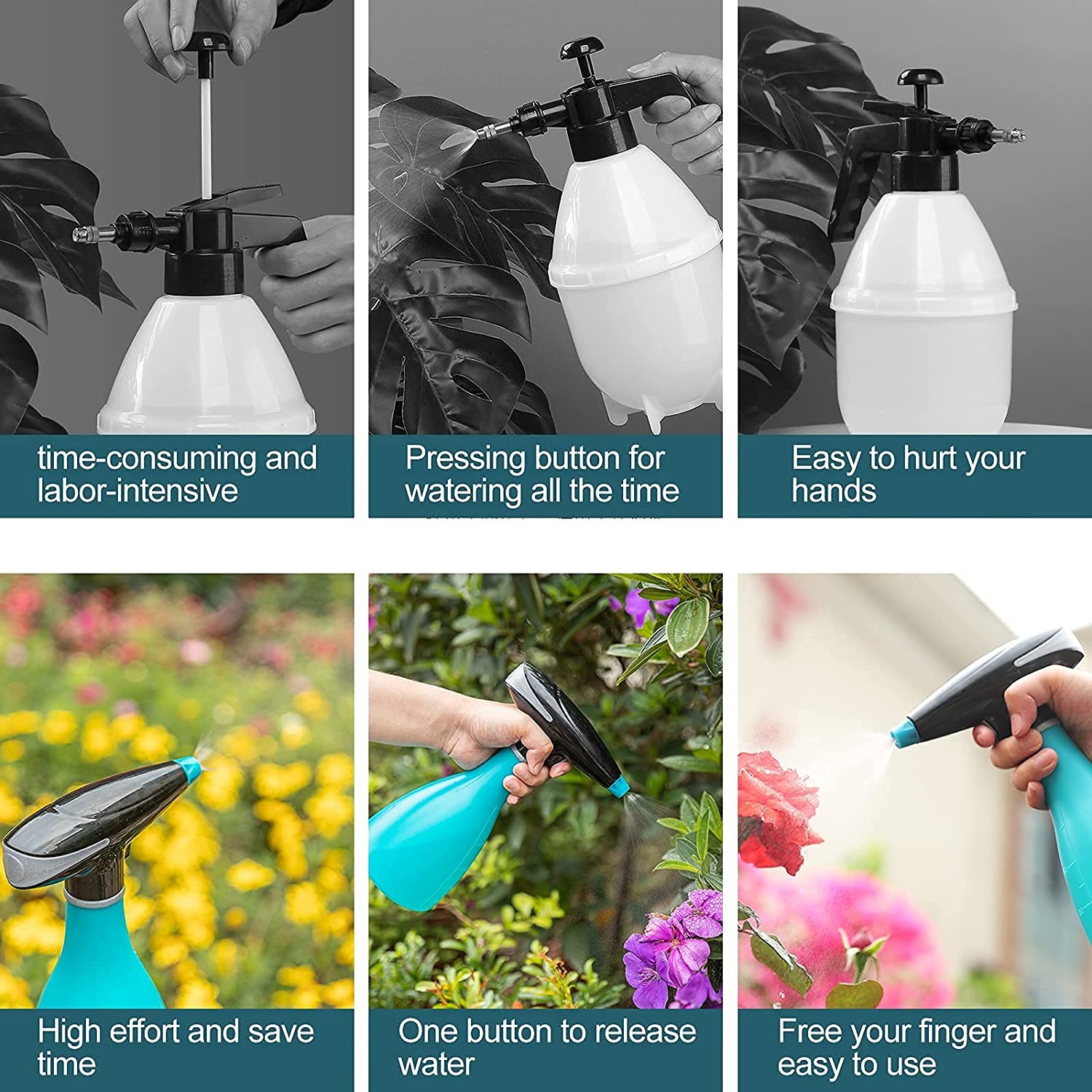 OEM Automatic Garden Sprayer 1000ML Portable Garden Water