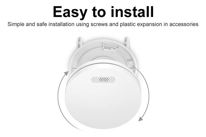 10 Year 85 DB Fire Alarm Smoke Detector Security Precise Induction Smoke Alarm System