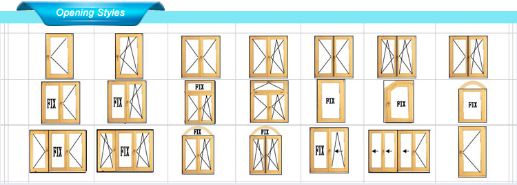 Antique 3 Glass Sunroom Wooden Frame casement Thermally Broken Windows Tilt And Turn Window