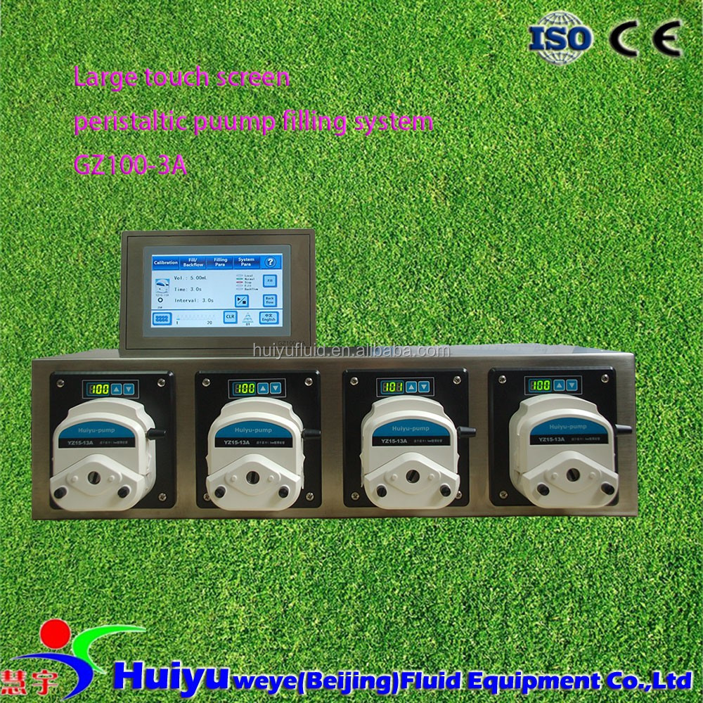 1ml-100ml Peristaltic Filling Machine Peristaltic Pump Filling System For Plastic Nasal Spray