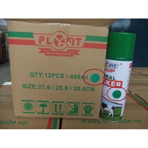 Quick-Dry Animal Marker Paint for Livestock - 400ml Aerosol