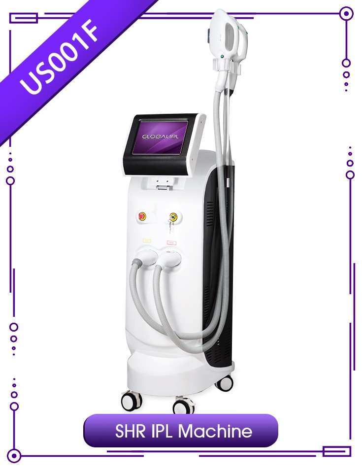 Pigment Reduction IPL RF Beauty Equipment 2500w Output Power 4 - 8mm YAG Spot Diameter