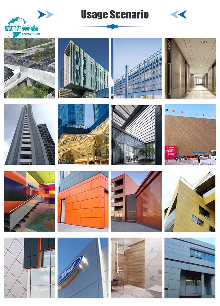 House Construction Marble ACP 1220x2440mm Building Materials Aluminum Composite Sheet
