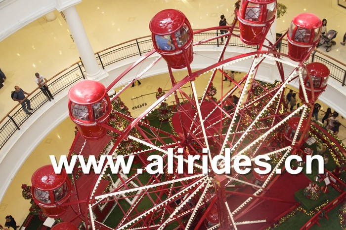 Christmas mini ferris wheel for shopping mall amusement rides for sale kiddy ride