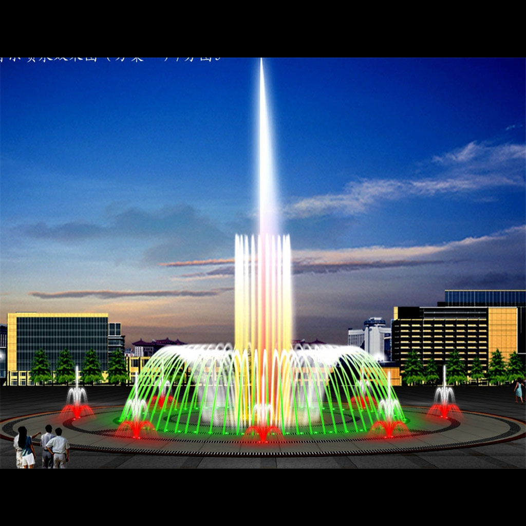 Large Water Dancing Program Control System Dancing Water Fountains