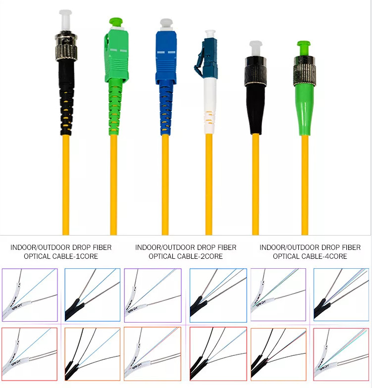 SC UPC SC - SC Optic Patch Cord LSZH G657a1 Cable Optical