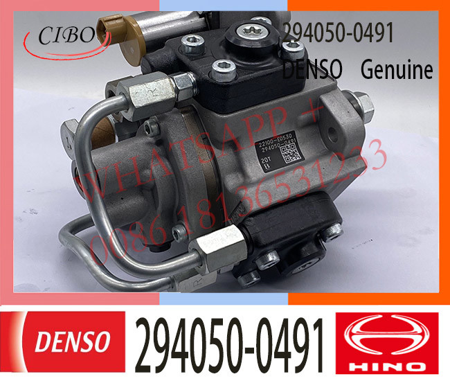 294050-0491 DENSO Diesel Engine Fuel HP4 pump 294050-0491 22100-E0530 22100-E0531 for Hino YM7
