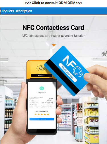 Smart Mobile Pos Android POS Terminal With 5.5'' Display And NFC Mobile Pos Devices
