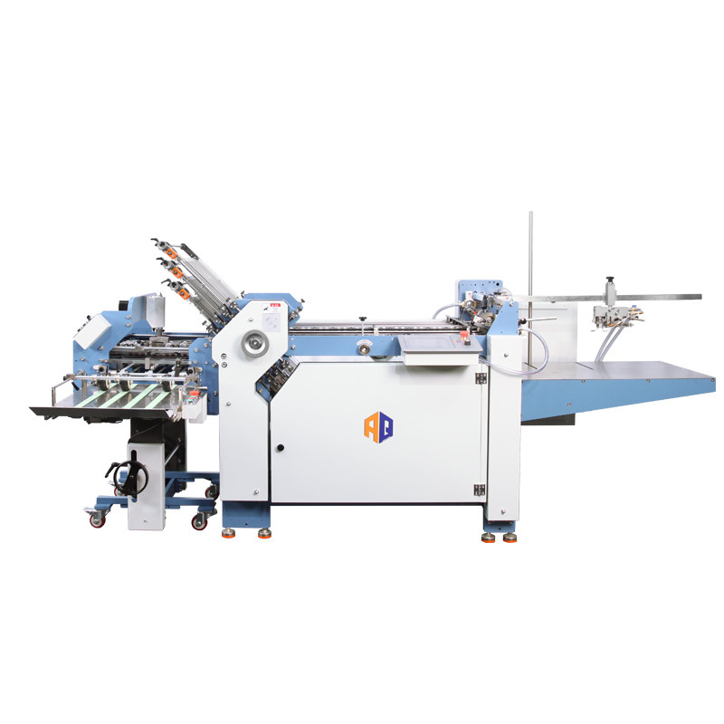 Gear Driving Cross Fold Industrial Paper Folder With Speed Control