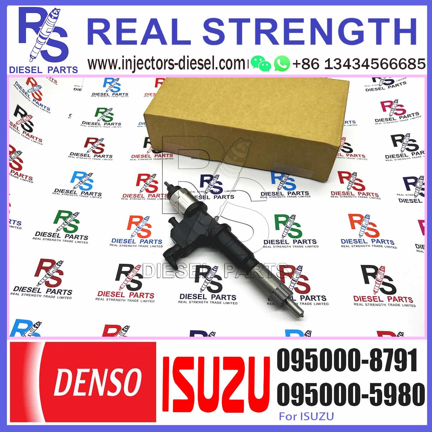 Common Rail Fuel Injector Assembly 095000-8790 095000-8791 095000-8792 095000-8793 8-98140249-3 For ISUZU 6UZ1