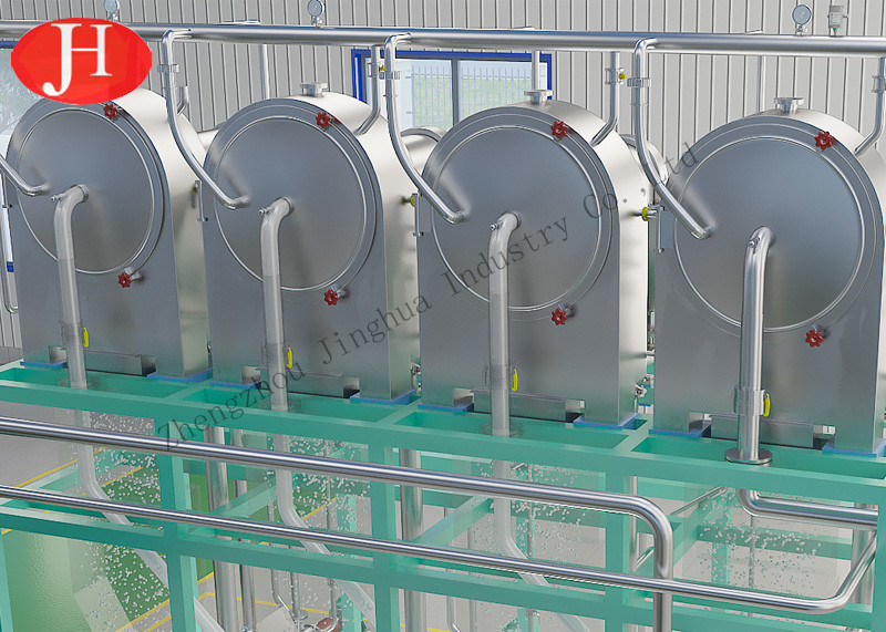 Customized 2200Kg Centrifugal Sieve Wheat Starch Machine