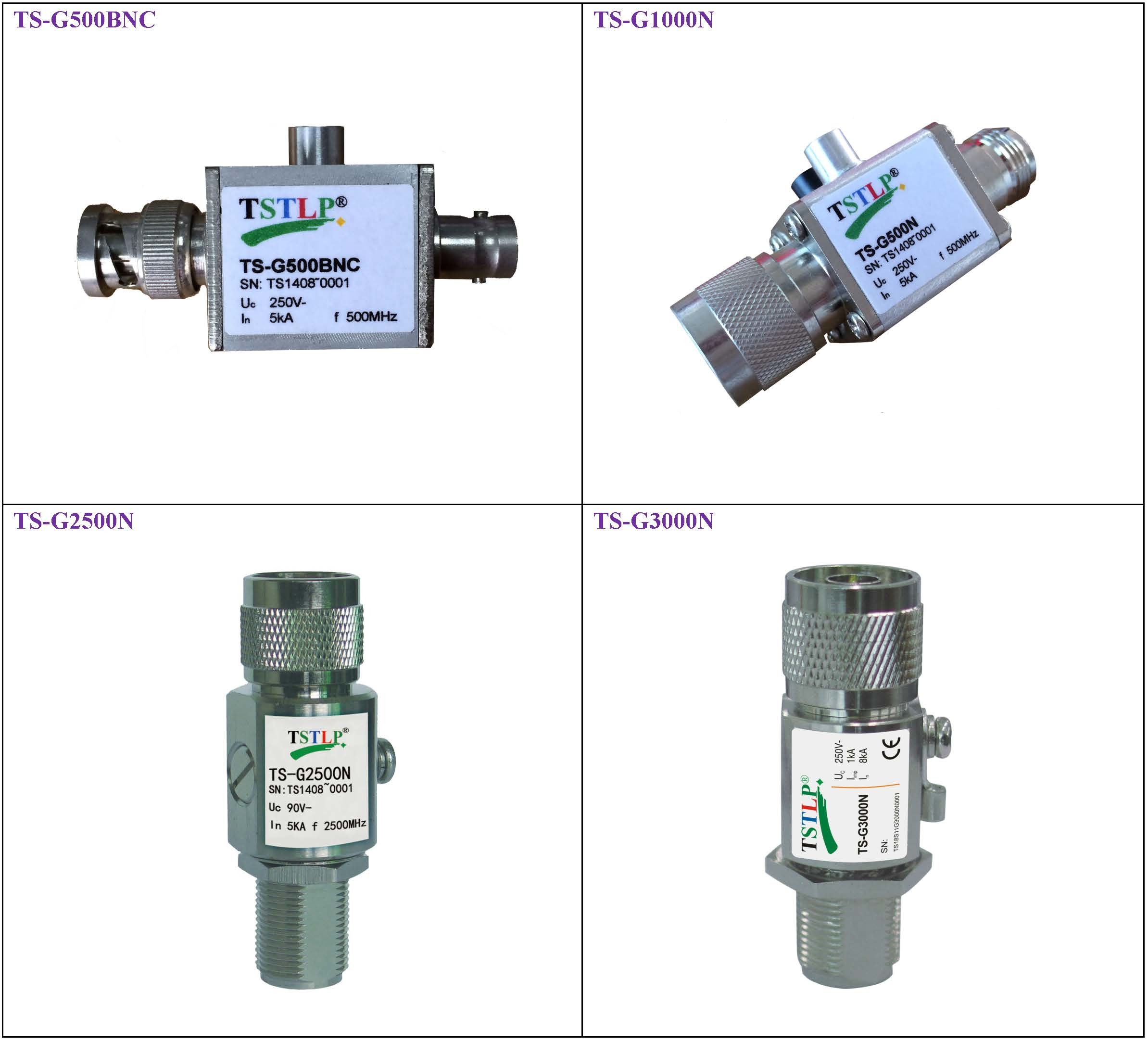 50Ω Coaxial Systems Coaxial Cable Surge Protector With Stable Performance