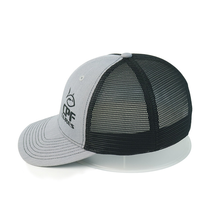 Wholesale Custom Men Classic 6 Panel Premium Curved Brim Richardson 112 Style Cap Snap Back Trucker Hat With Embroide