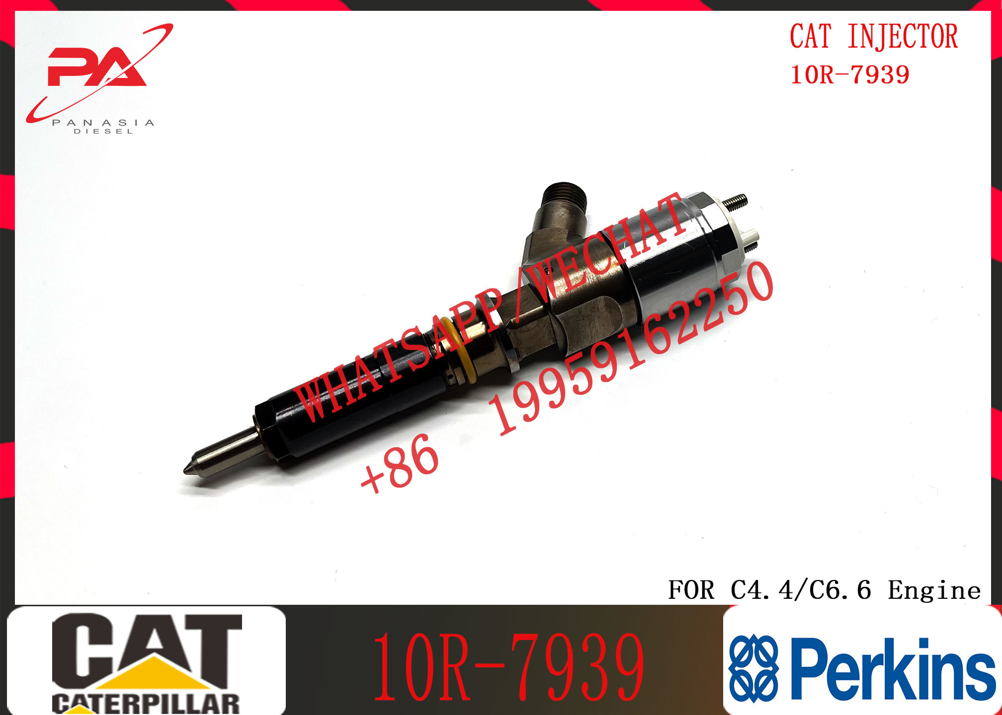 Common Rial Injector 320-0688 10R-7939 2645A748 2645A746 2645A749 2645A747 for C6.6 Engine