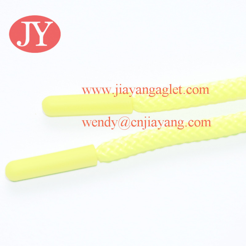 Jiayang plastic tip ends type of drawstring for swimwear for men injection one set cord with tip