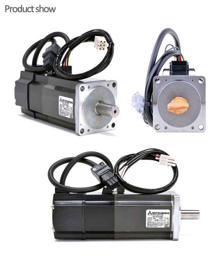 Electric 17 Bit Encoder Servo Motor Mitsubishi 400W HC-KFS43B