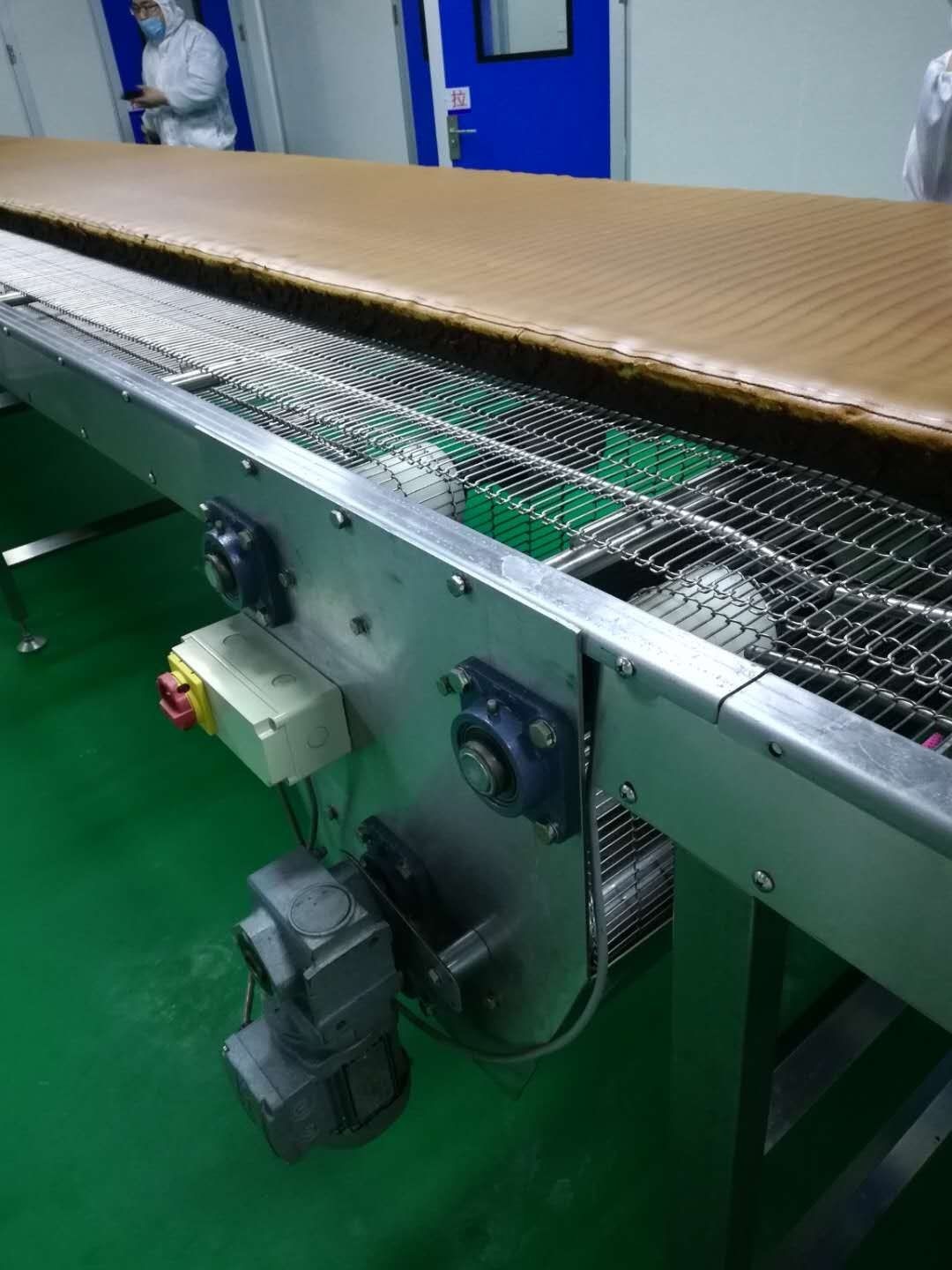 CE 90 Degrees Turning Mesh Belt Food Industry Conveyors