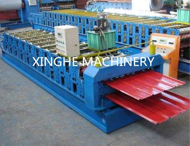 Africa Model Roof Panel Roll Forming Machines , Aluminium Sheet Metal Rolls