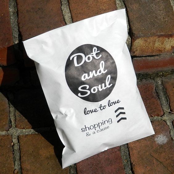 Biodegradable Poly Mailer Bags 20-160 Micron Garment Shipping