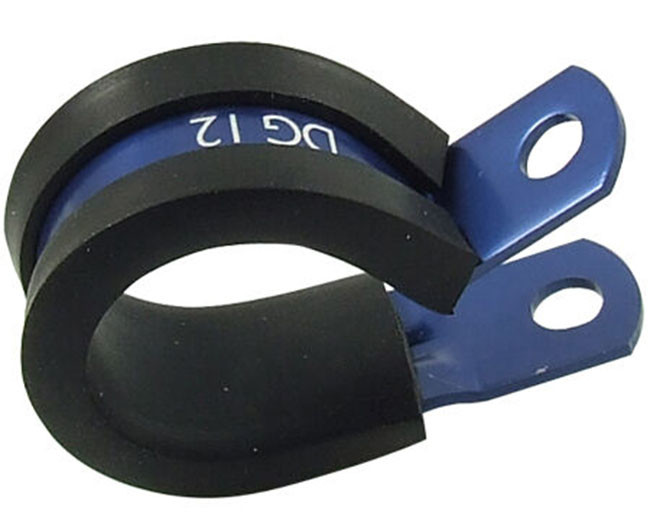 AN3 Brake Hose Clips Cushioned Insulated Metal Hose Clamp Holder