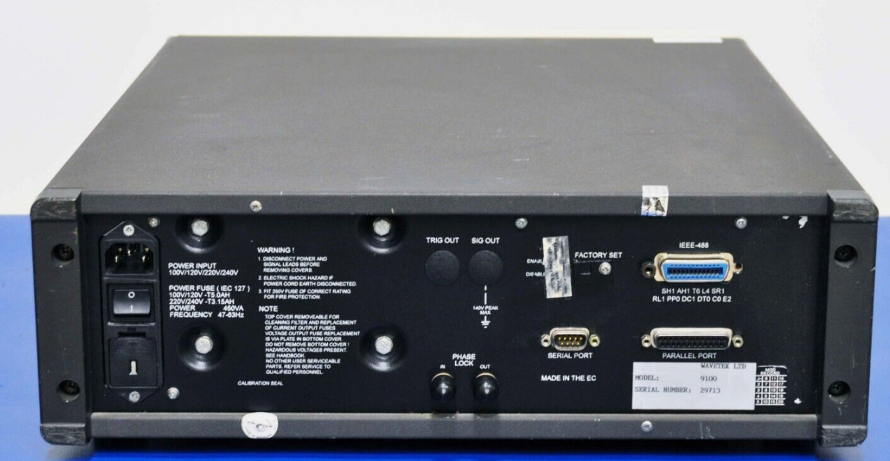 Wavetek 9100 Multi Product Calibrator DCV ACV DCI ACI Multifunction DMM Calibrators