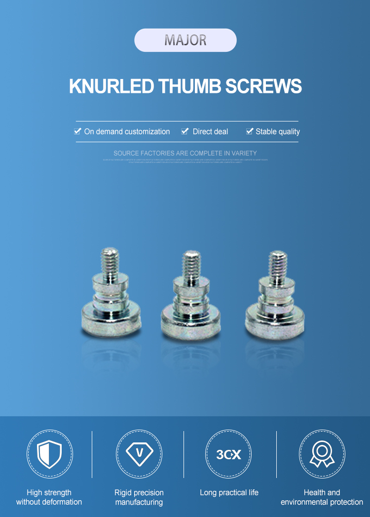Special Shoulder Screws Non-standard Cylindrical Step Screw with ZINC PLATED Finish