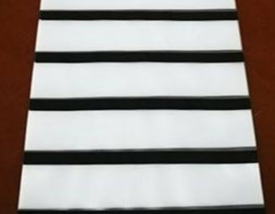 A4 A3 PVC coated overlay with HI-CO/ LO-CO magnetic stripe 0.10mm for Magnetic card making