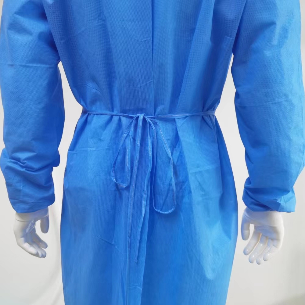OEM Accepted SMS PP PE Level 1 2 3 Disposable Operating Gowns For Surgical Isolation
