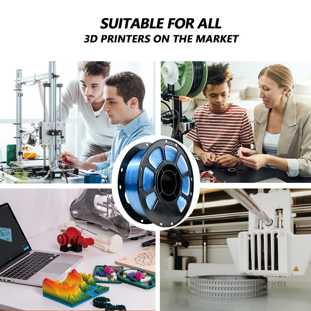 3d Printing Filament Flash Point Sky Blue Color PETG Filament 3D Printer Filament 1.75mm 1kg
