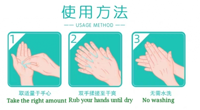 Antibacterial Bactericidal Hospital Hand Sanitizer With 99% Disinfectant Rate Hand Wash