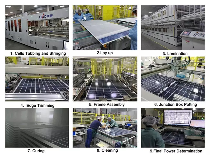 Mono 500w Solar Panel Energy System 450w Silicon Power ROHS