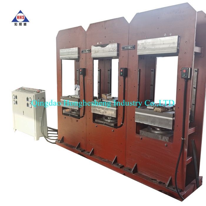 1000mm Rubber Plate Vulcanizing Press Machine For HOT Highway Slow Down Speed Bump