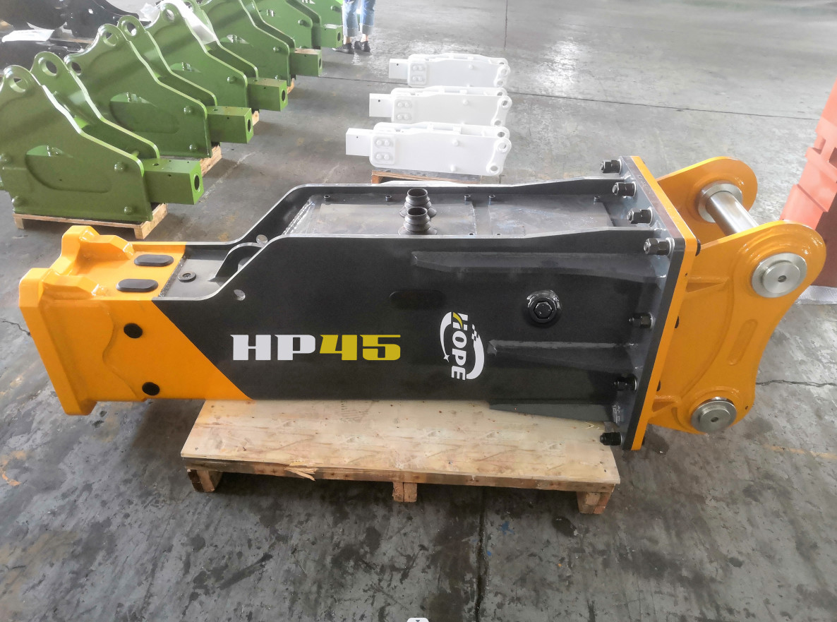 SIDE TYPE ROCK EXCAVATOR HYDRAULIC BREAKER ALLOY STEEL 4.5-7 TON SANY75