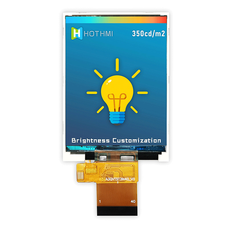 Straight 240x320 TFT Touch Screen 350cd/M2 TFT-H032A3QVTST3N40