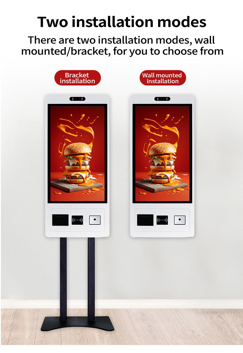 Slef service kiosk with Android Solution RK3288 15.6 Inch Display Size enterprise self service kiosk