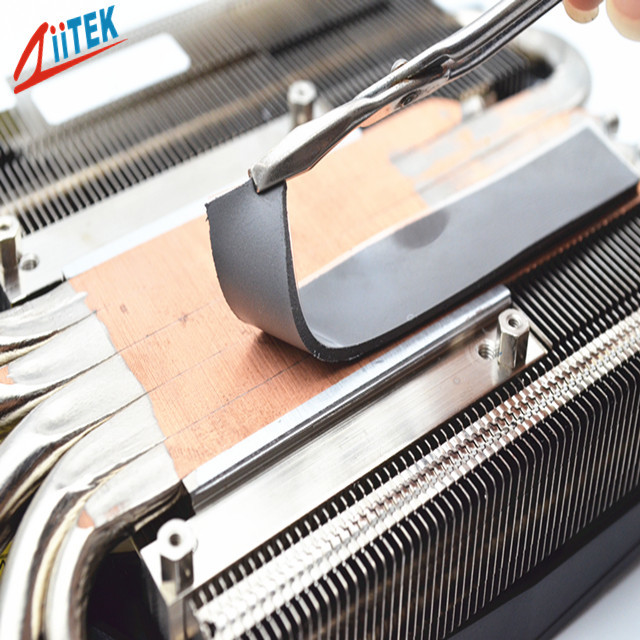 High Thermal Conductivity Silicone Pad Insulating And Heat Resistant CPU And Power Devices Silicone Heat-Conducting Pad