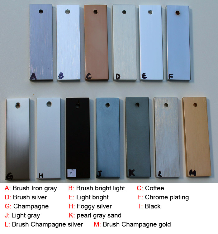 online shopping made in China high quality factory fair price extruded aluminum cabinet hardware pulls and handles
