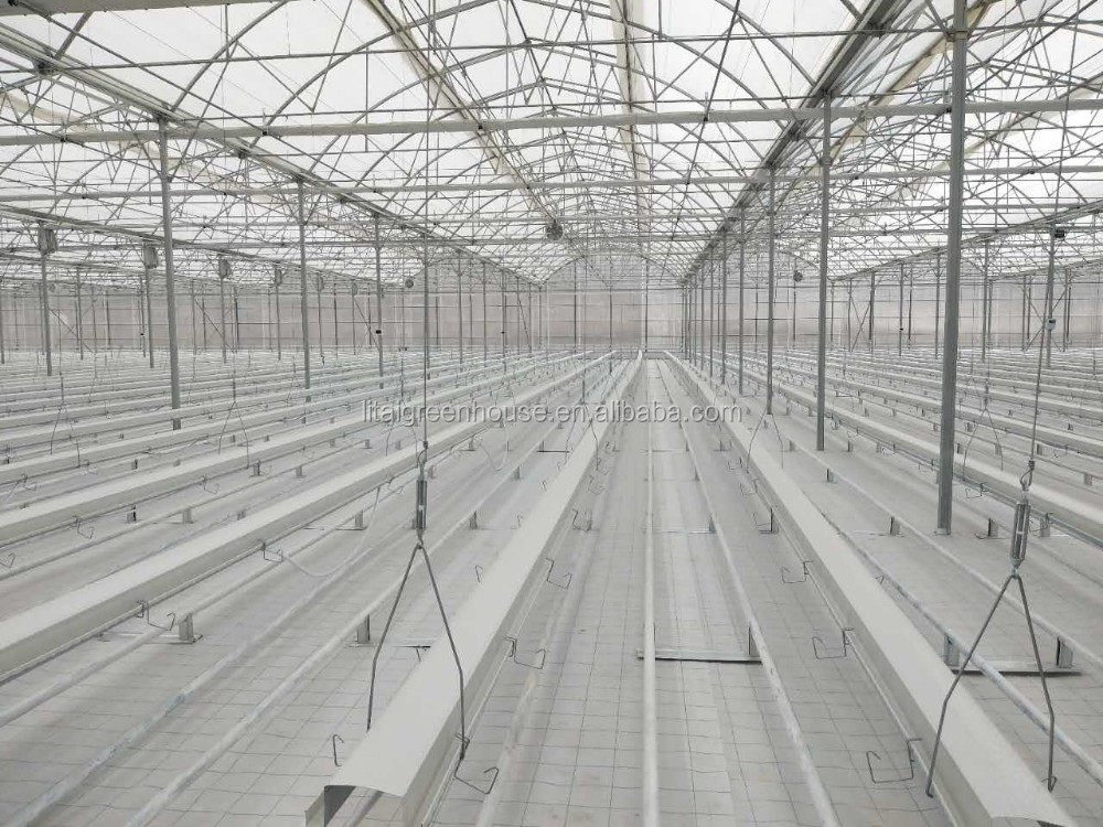 Food Grade PVC Planting Trough for Large-Scale Hydroponic Greenhouse Growing System