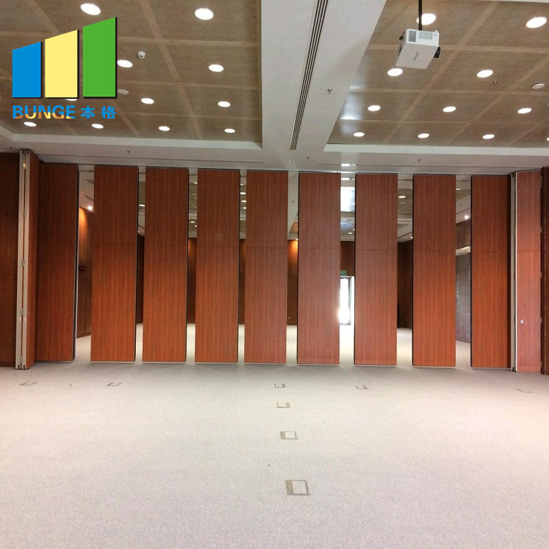 Acoustic Sliding Folding Movable Partition Walls For Meeting Room