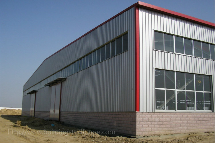 Prefabricated Light Weight Workshop Steel Structure For 4 Storey Dormitory
