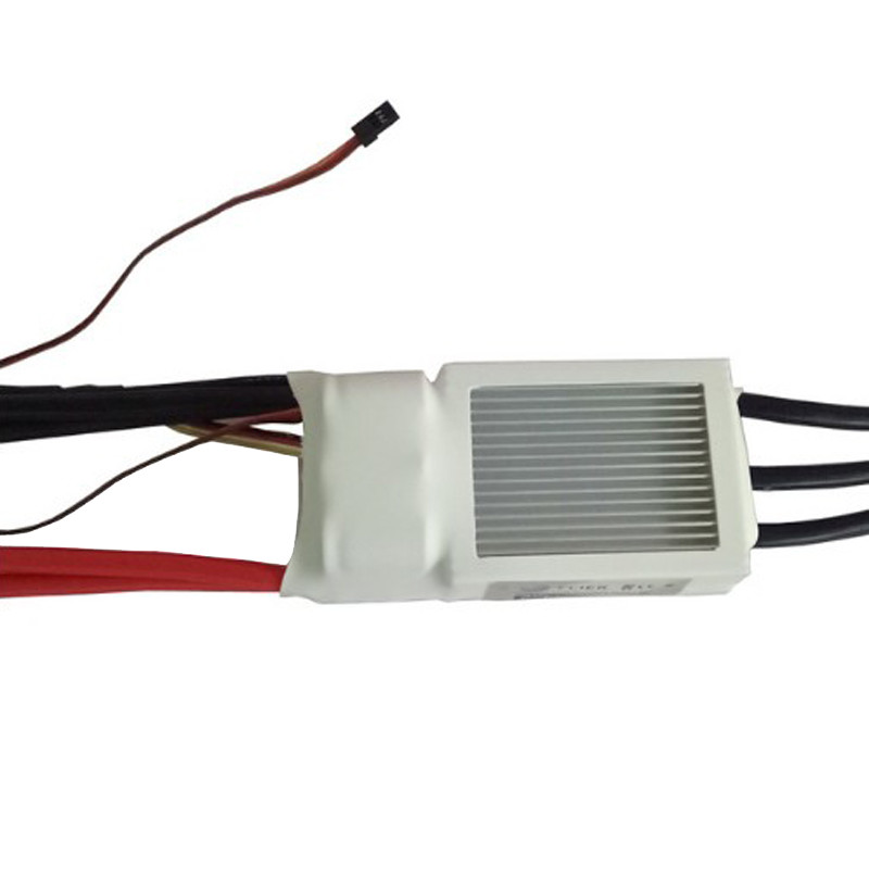 High Speed 400A 12S Brushless Esc , White Rc Brushless Motor Controller