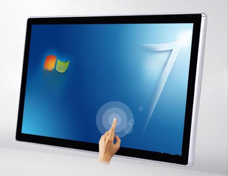 UHD 75" inch LCD LED touchscreen Android Monitor interactive whiteboard touch screen display PC kiosk support HDM1 DP VGA inputs