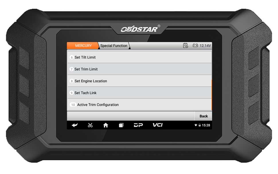OBDSTAR iScan for MERCURY Marine Diagnostic Tablet with Special Functions Support G3/ DFI 2/ Optimax/ Seapro/ Verado/ 40HP-300HP