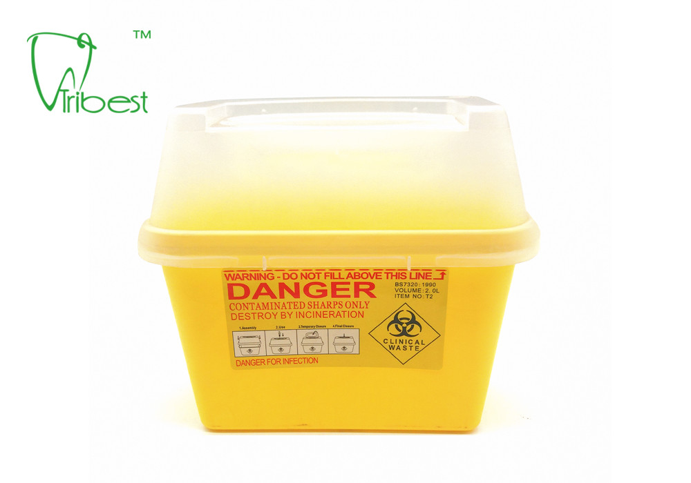 FDA Medical Waste Plastic Disposable Sharps Container