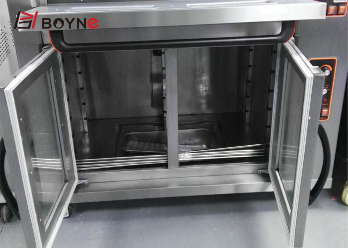 Bakery Professional Double Deck Four Trays Electric Oven With Proffer Commercial Kitchen