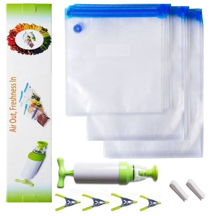 vacuum sealer storage bag Heat seal laminated transparent vacuum plastic food packing bags for sausage, BAGPLASTICS. BAG